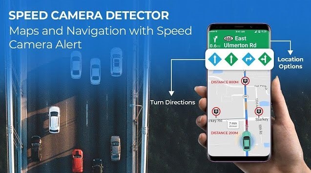 App dẫn đường có cảnh báo tốc độ Radarbot