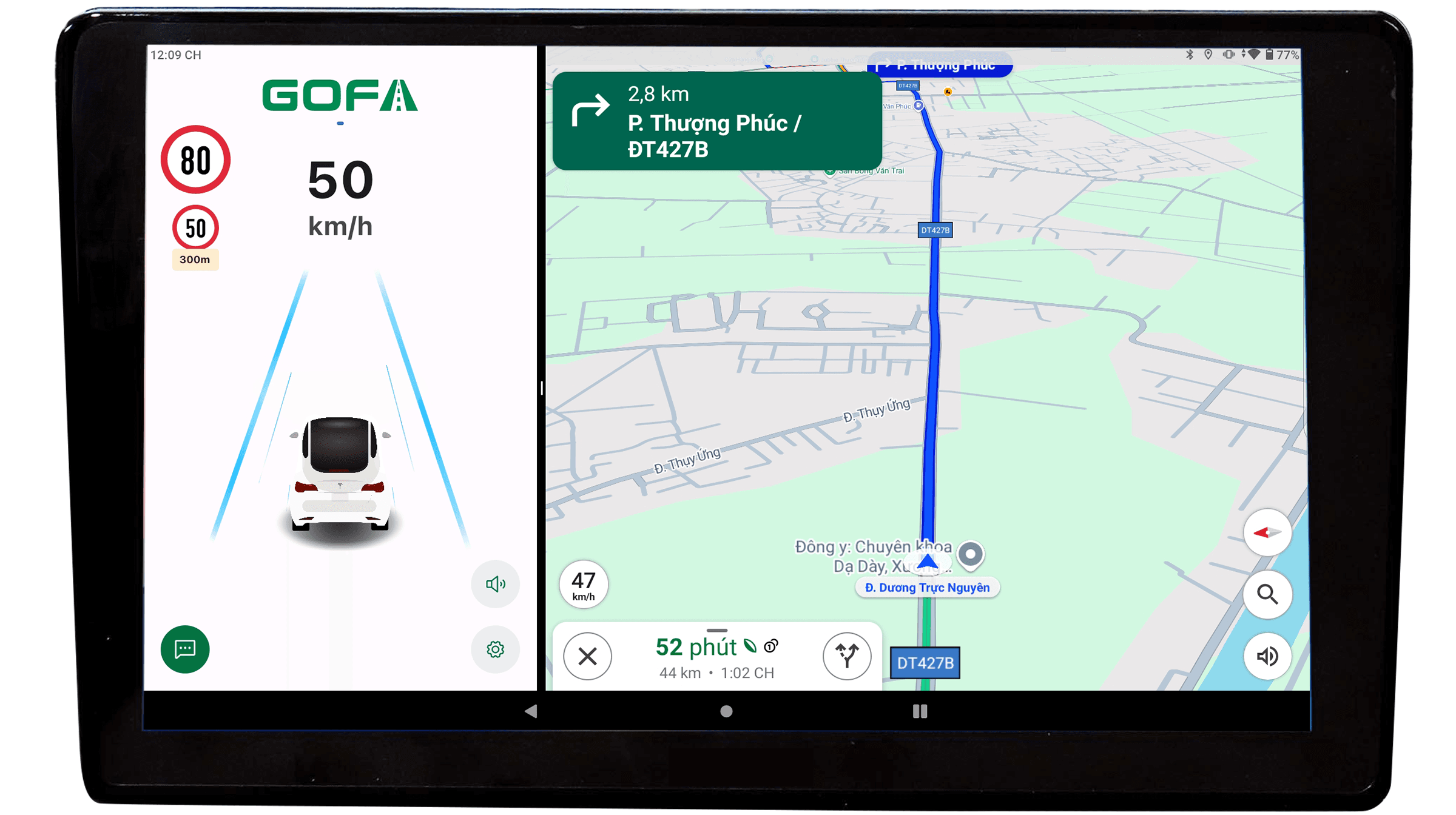 Chế độ không bản đồ (Auto-focus)